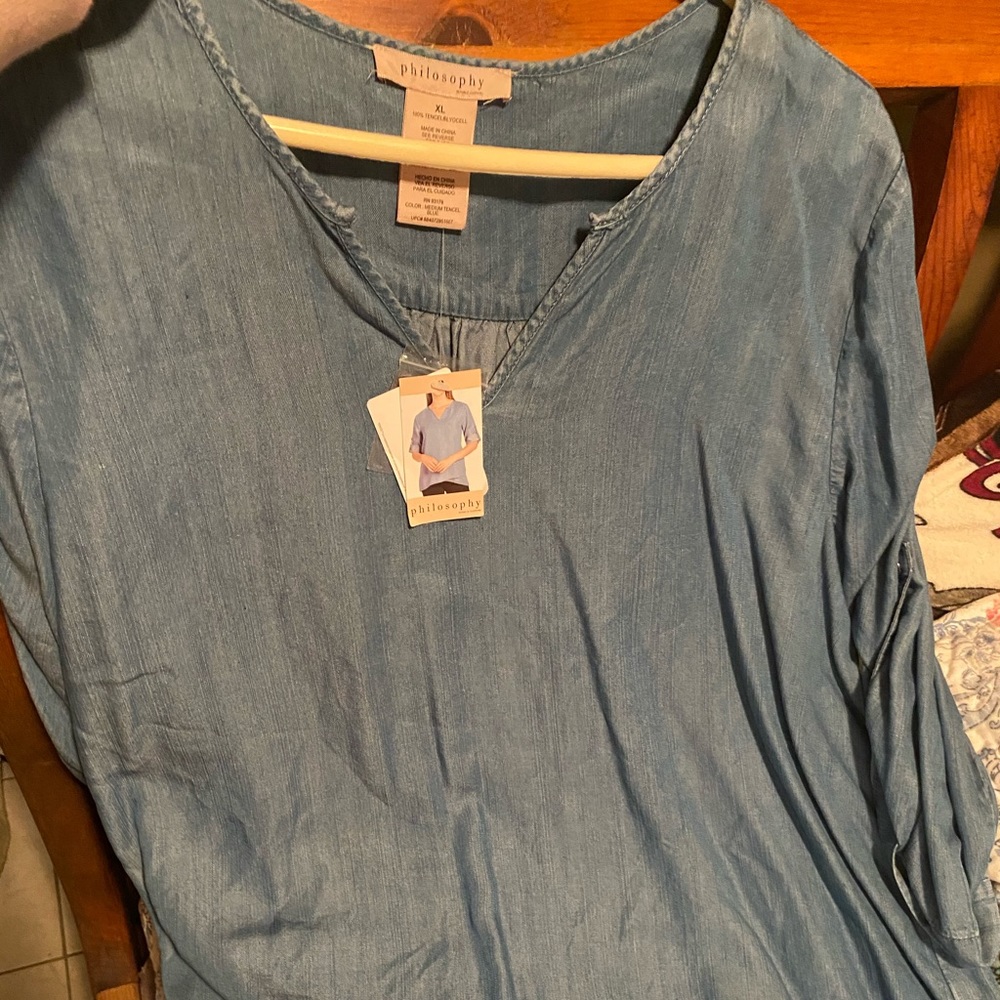 Philosophy Denim blouse